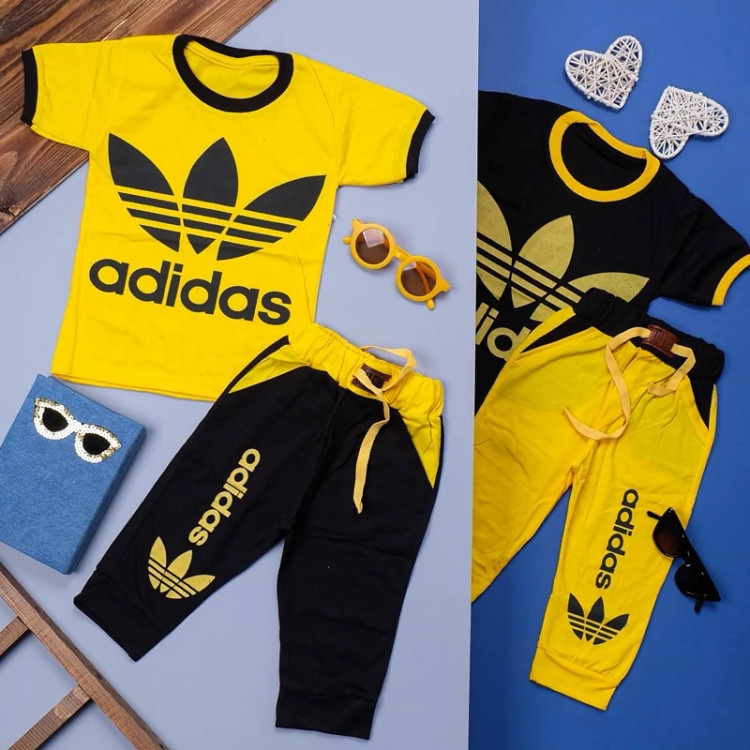 تیشرت شلوارک پسرانه طرح آدیداس