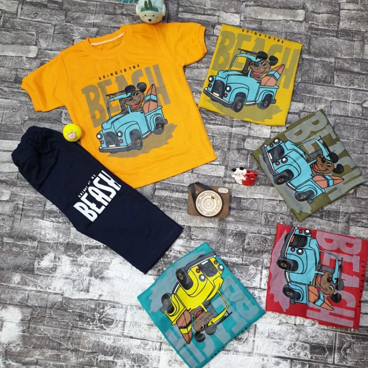 تیشرت شلوارک پسرانه جنس اسپان جودون