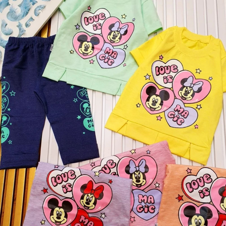 تیشرت شلوارک دخترانه