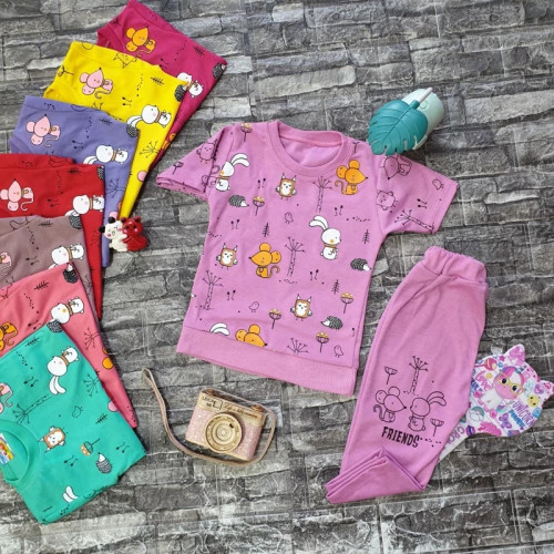 تیشرت شلوارک دخترانه