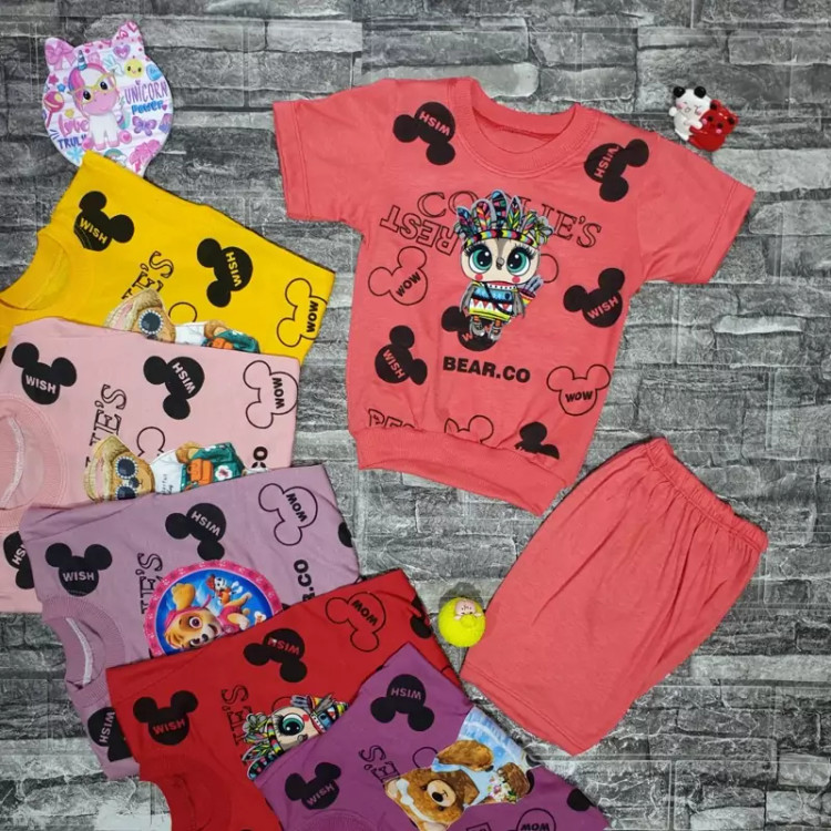 تیشرت شلوارک دخترانه