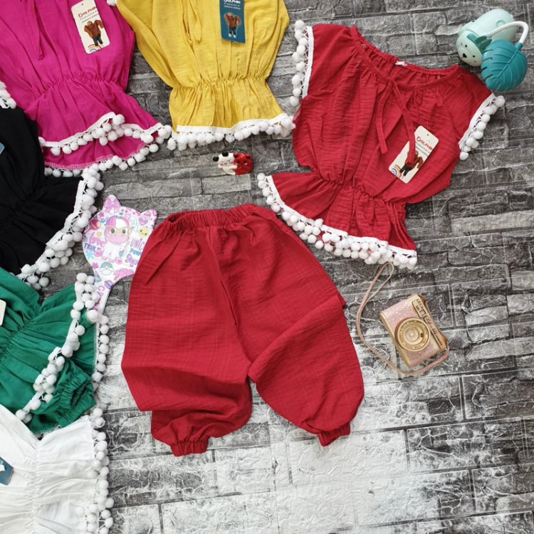 سارافون شلوارک دخترانه