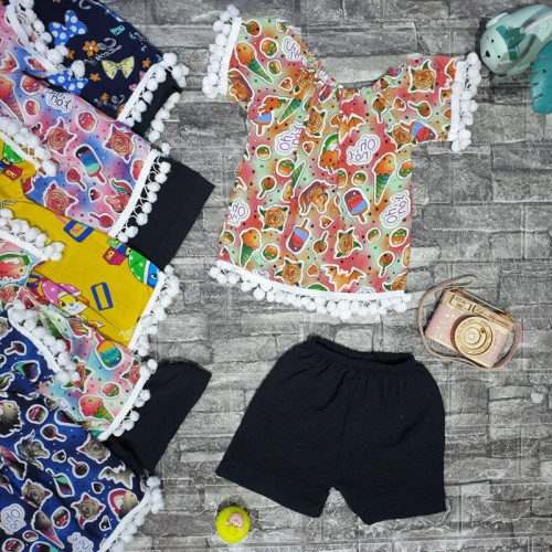 تیشرت شلوارک دخترانه