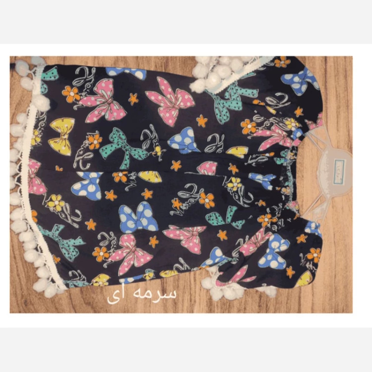 تیشرت شلوارک دخترانه نخی