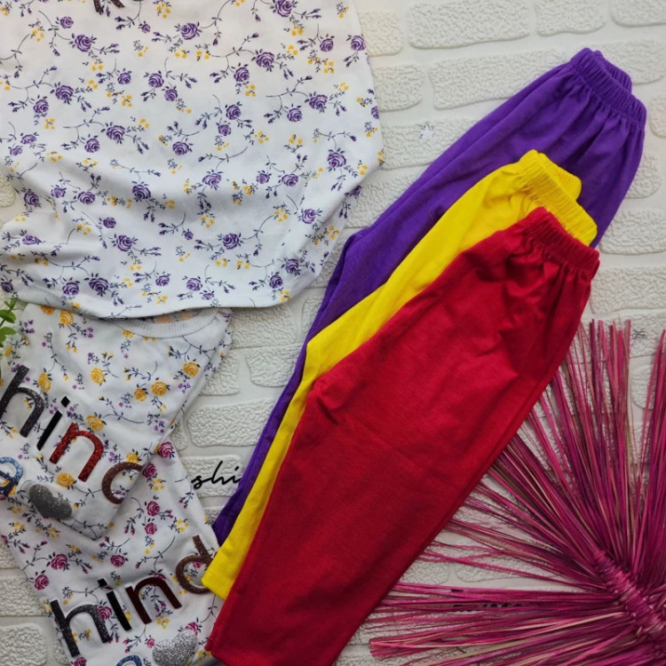 تیشرت شلوارک دخترانه