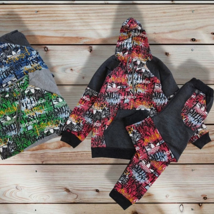 هودی شلوار قرمز رنگ