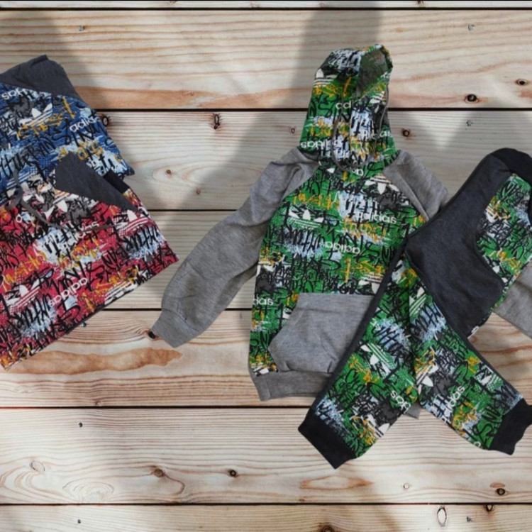 هودی شلوار سبز رنگ