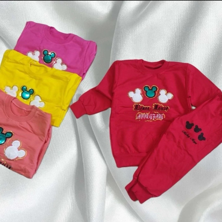 بلوز شلوار دخترانه قرمز رنگ