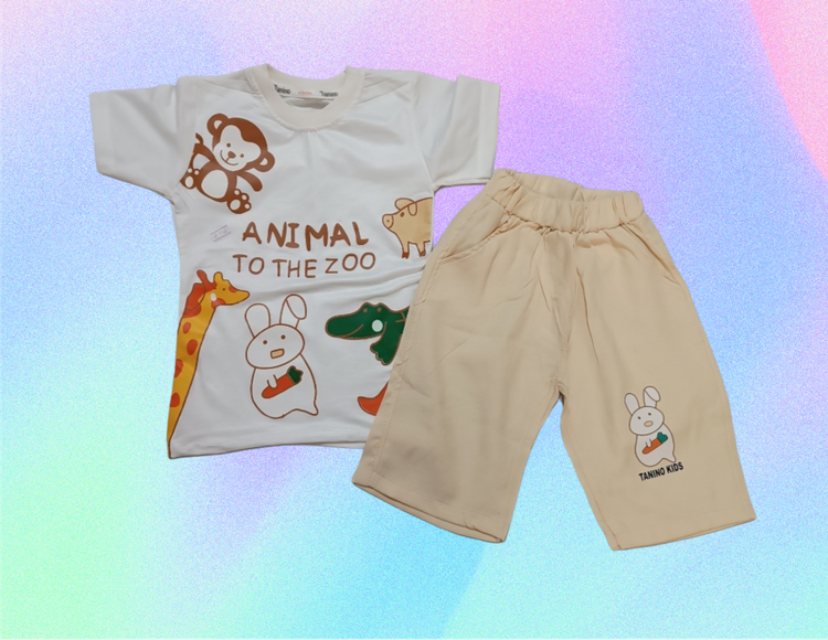 خرید تیشرت شلوارک پسرانه پنبه